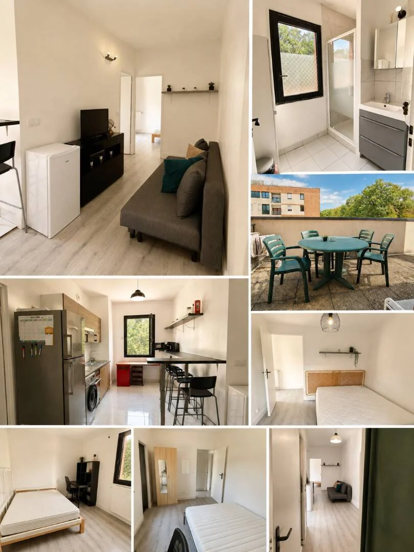 Student-friendly room in  with modern amenities
