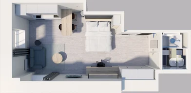 Estudio en residencia en Strawberry Pl, Newcastle upon Tyne NE1 4DS, United Kingdom, imagen 28 de 32