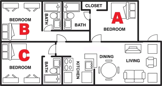 Privatzimmer in der Elmont Drive, bild 1 von 10