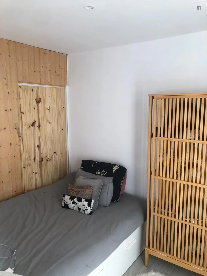 Student room in  with study area and shared facilities