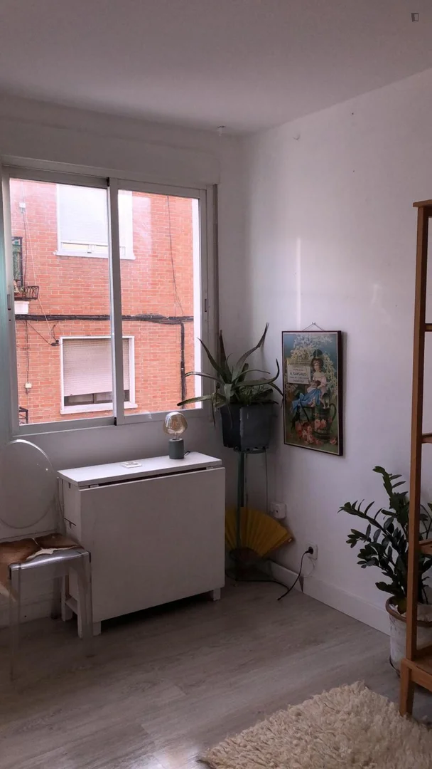 Student room in  with study area and shared facilities