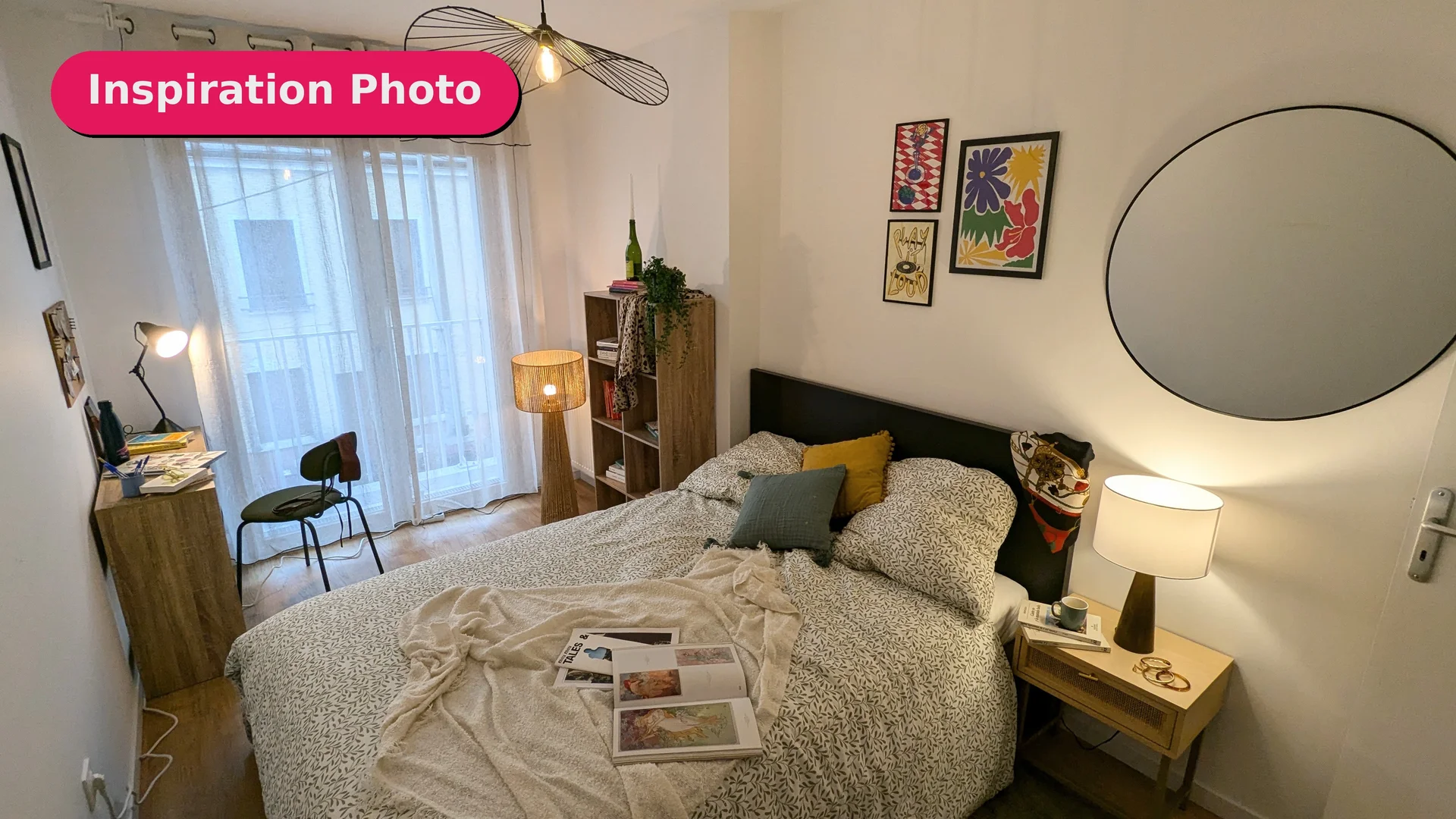 Funktionelles Studentenzimmer perfekt zum Studieren in 
