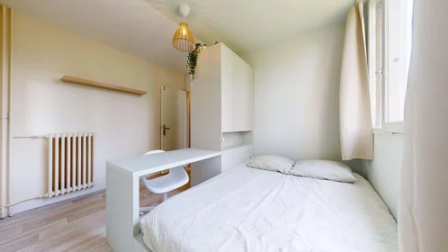 Privatzimmer in der 83 Rue Philippe Fabia, 69008 Lyon, France, bild 2 von 19