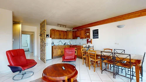 Privatzimmer in der 60 Pl. des Géants, 38100 Grenoble, France, bild 1 von 10
