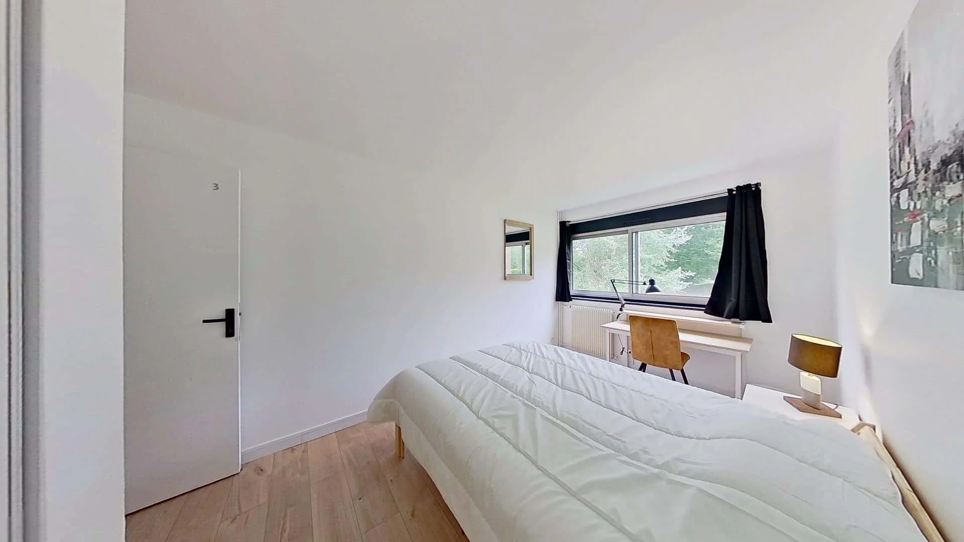 Chambre à louer dans un appartement d'étudiant à , entièrement meublée