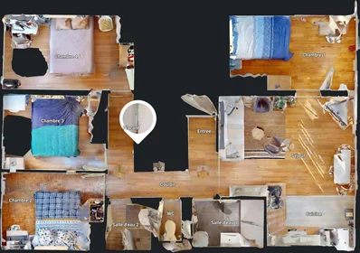 Stanza privata in 13 Sq. des Cloteaux, 35200 Rennes, France, immagine 19 di 19