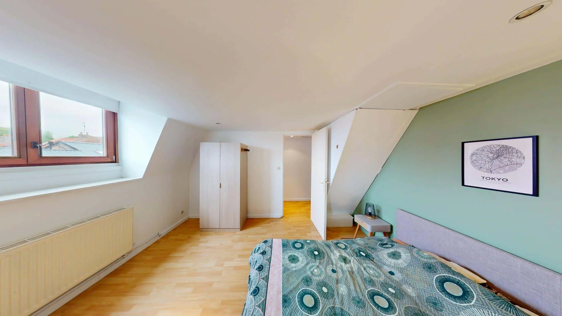 Chambre d'étudiant fonctionnelle parfaite pour étudier dans