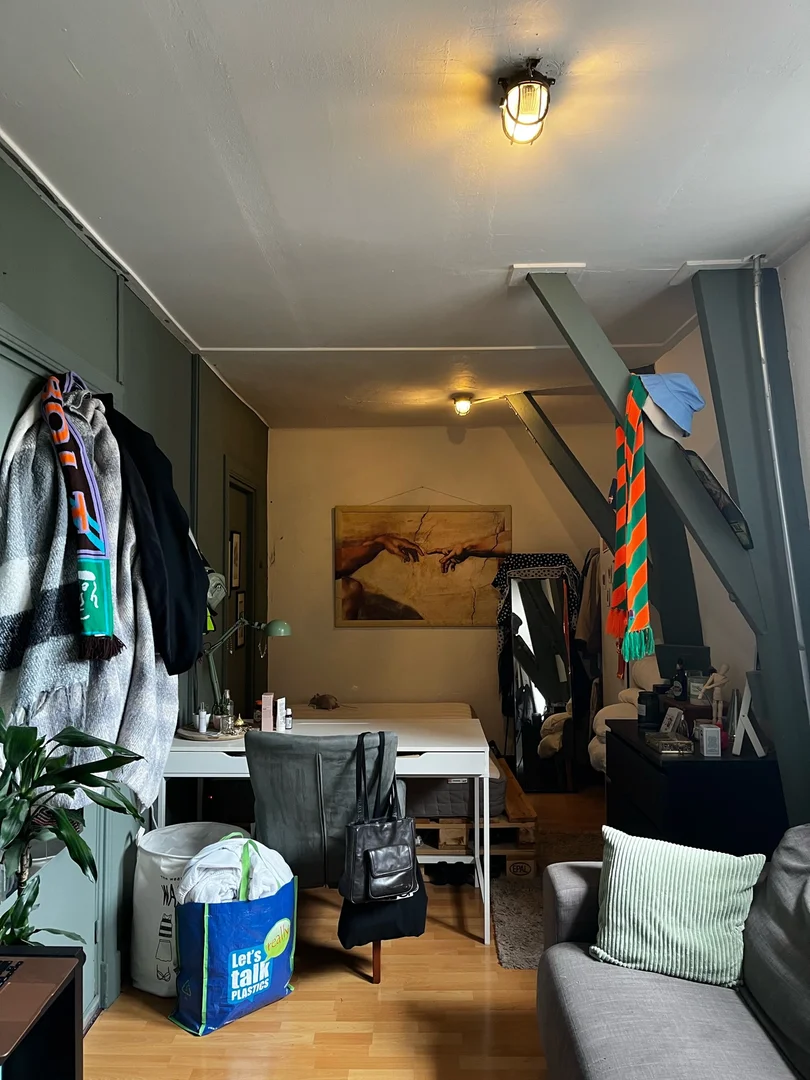 Chambre d'étudiant lumineuse et aérée avec accès facile à l'université dans 