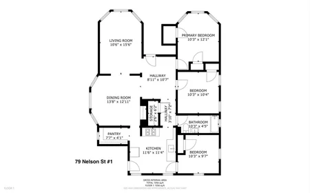 Logement entier en résidence à 79, Nelson St., Unit 1, Dorchester, Boston, MA, 02124, image 8 de 27