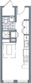 Studio en résidence à 10, Essex St., Unit 603, Central Square, Cambridge, MA, 02139, image 5 de 6
