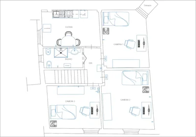 Habitación privada en Via Ricucchi, Santa Maria, imagen 10 de 10