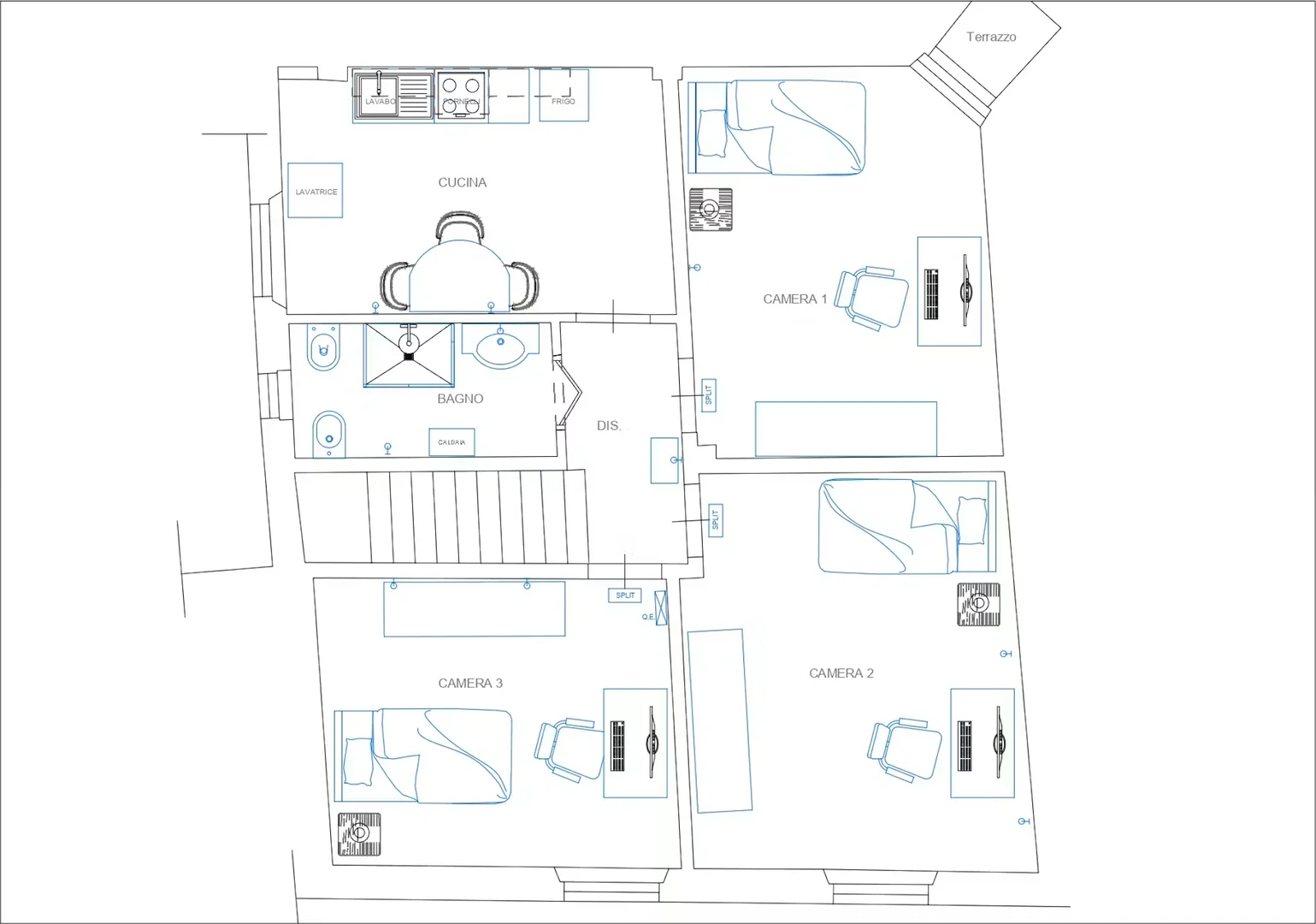 Habitación en apartamento estudiantil en alquiler en , completamente amueblado