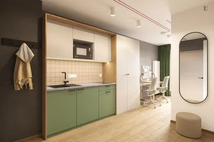 Privatzimmer im Wohnheim in der Wołoska, bild 25 von 29