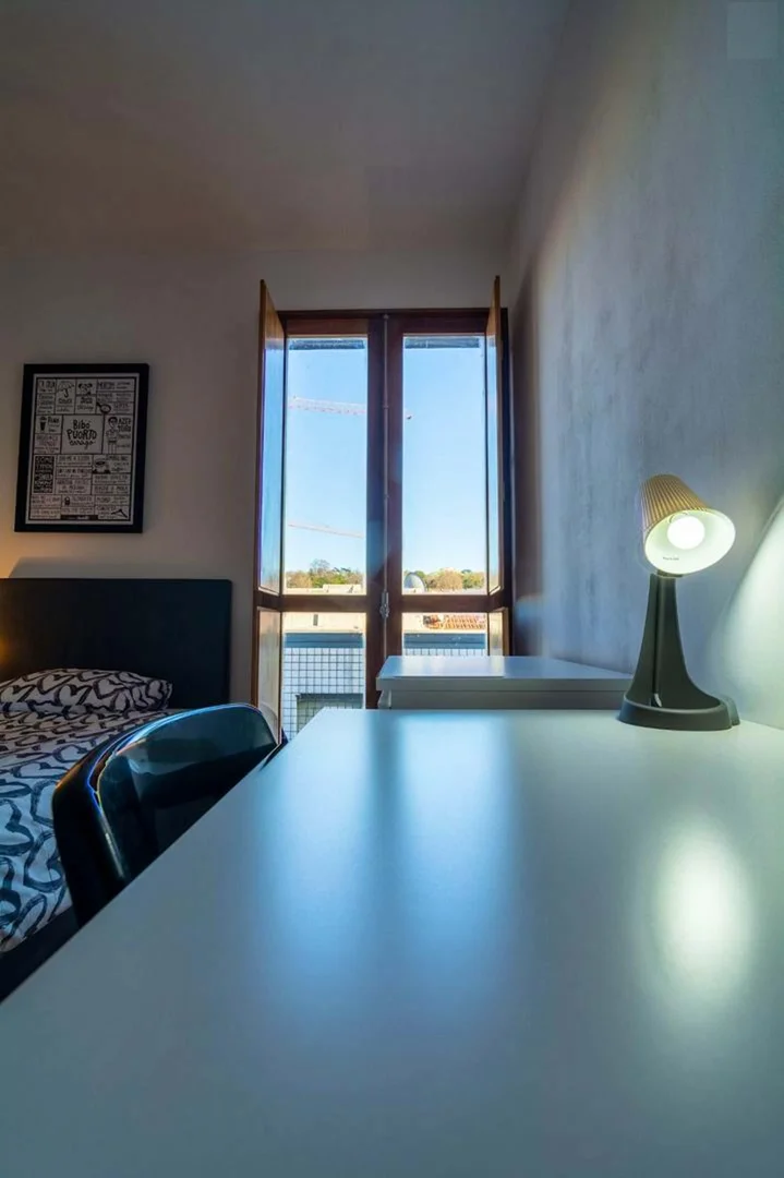 Habitación acogedora para estudiantes disponible en 