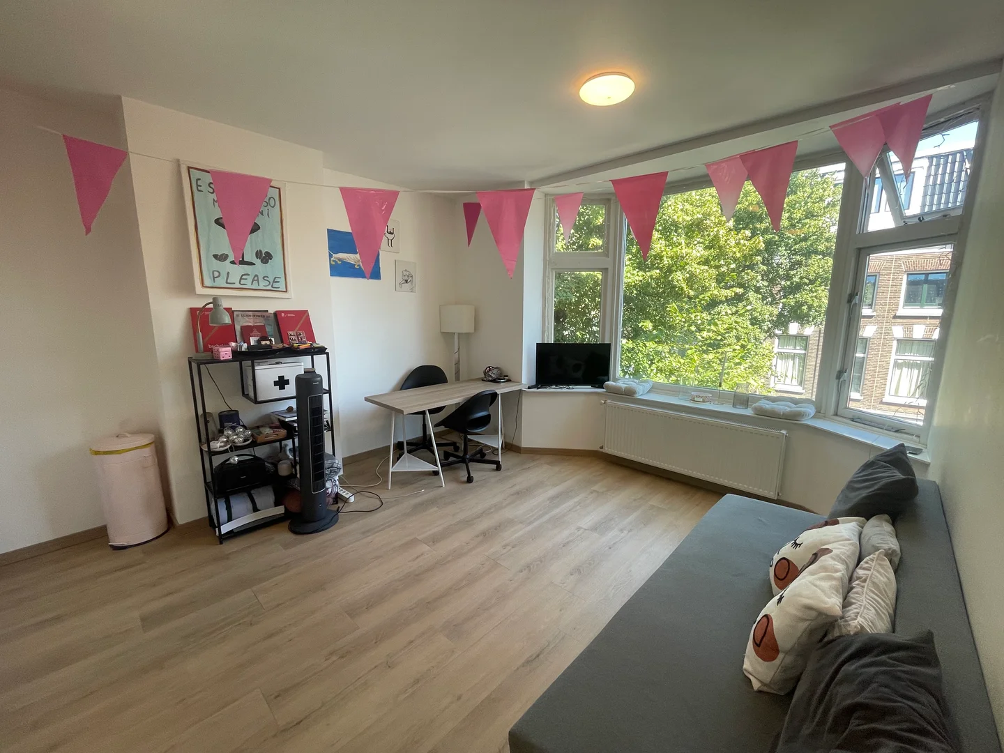 Student-friendly room in  with modern amenities