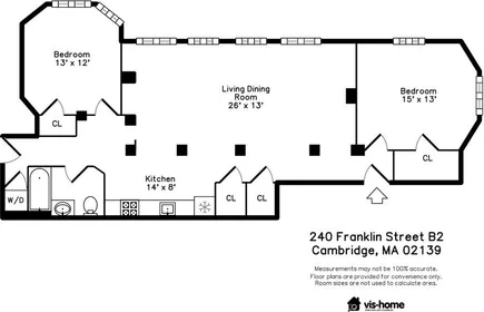 Logement entier en résidence à 240, Franklin St., Unit B2, Central Square, Cambridge, MA, 02139, image 12 de 17
