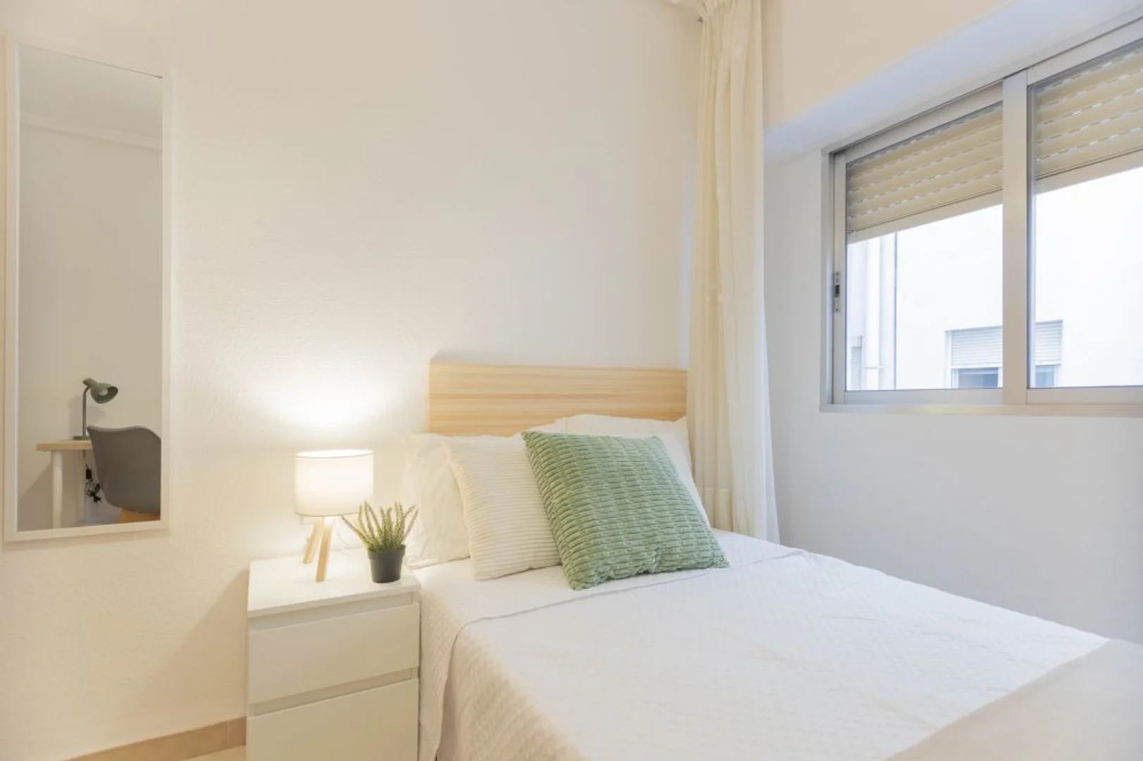 Affordable room for students with ample lighting in 