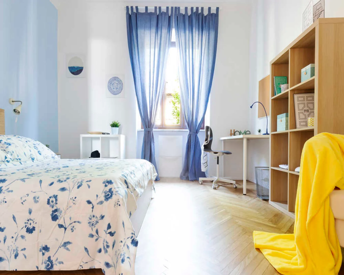 Habitación asequible para estudiantes con buena iluminación en 