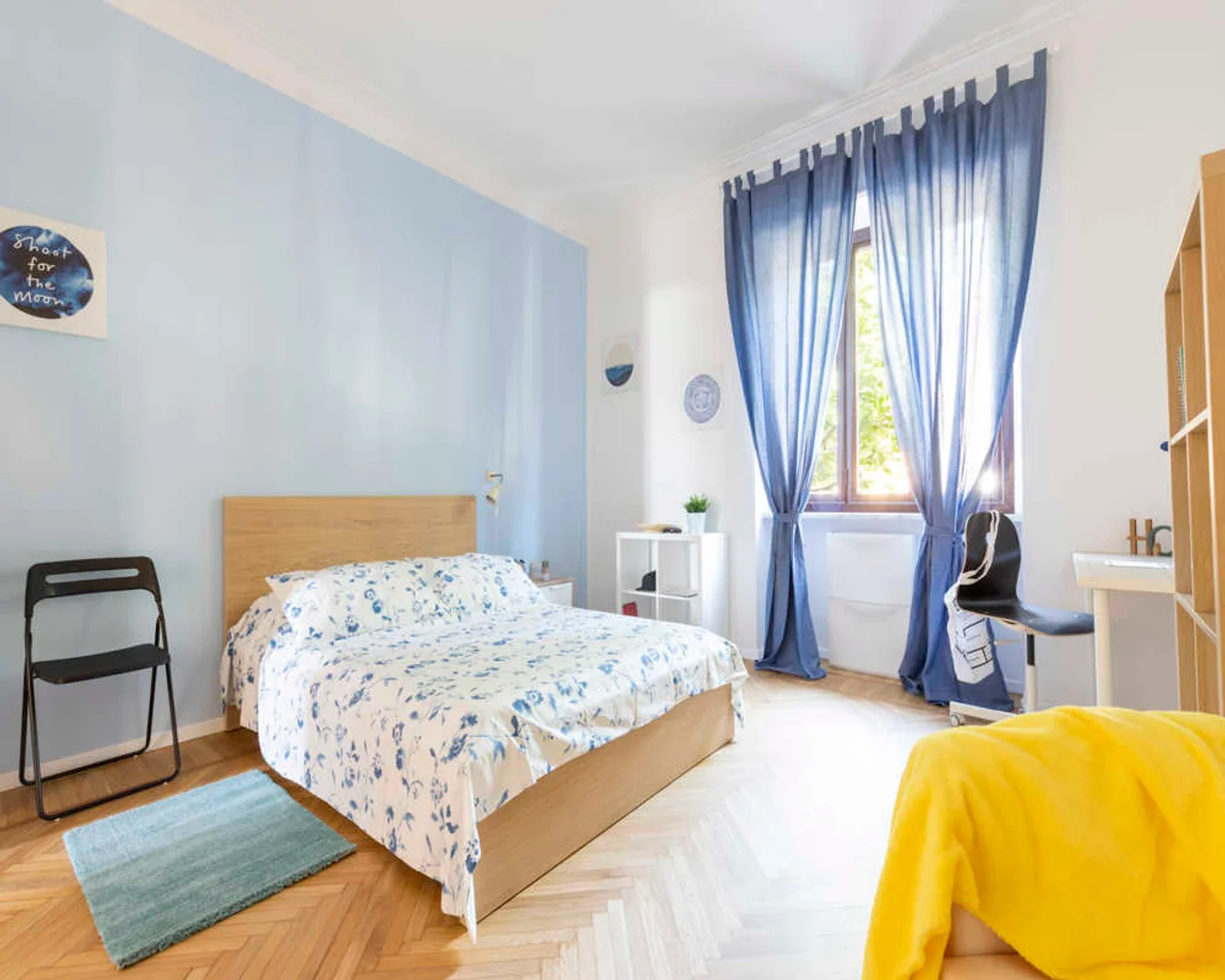 Habitación asequible para estudiantes con buena iluminación en 