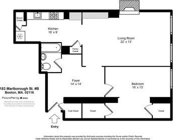 Apartamento inteiro em residência em 183, Marlborough St., Unit B, Back Bay, Boston, MA, 02116, imagem 11 de 18