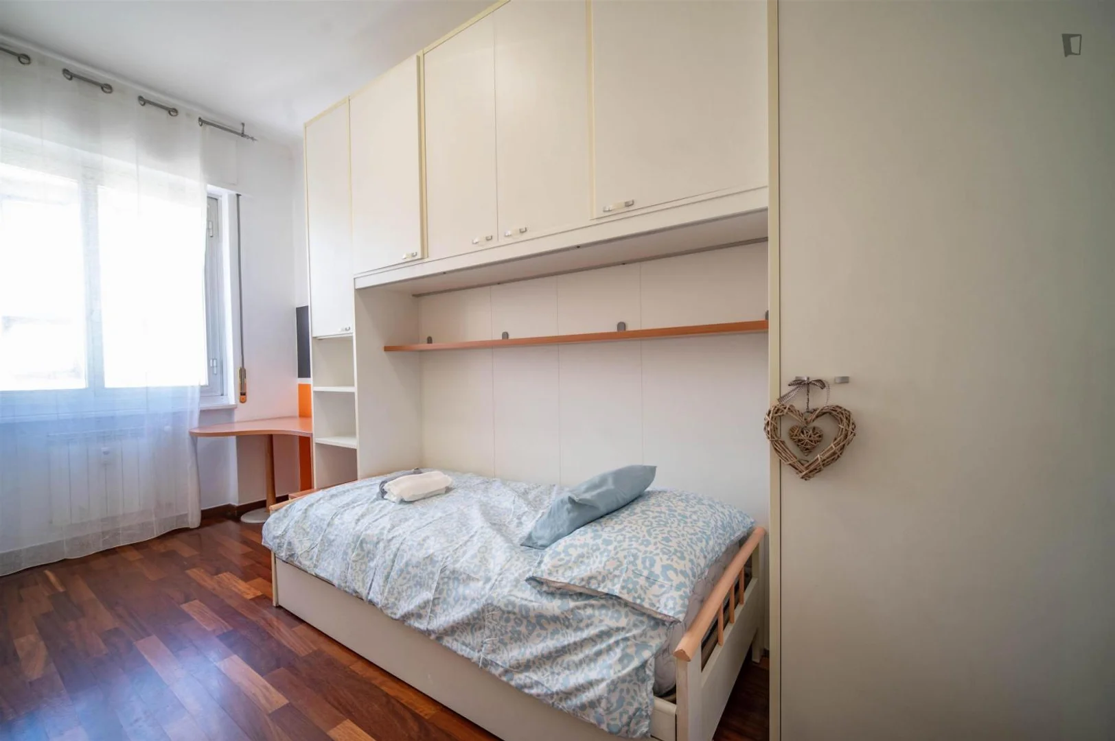 Student room in  with study area and shared facilities