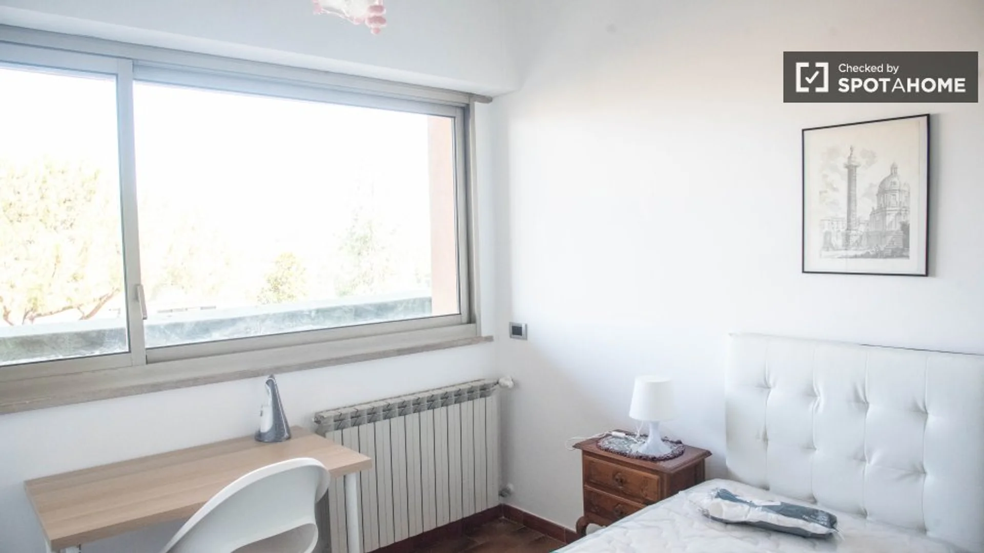 Affordable room for students with ample lighting in 