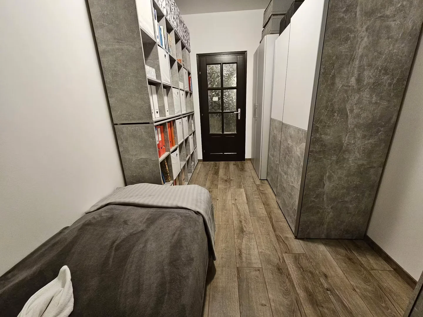 Student room in  with study area and shared facilities