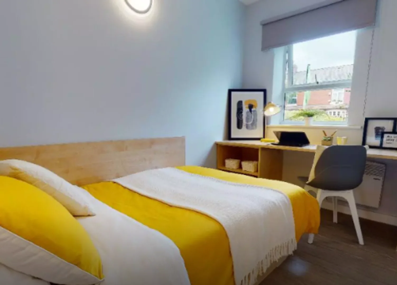 Quarto de estudante económico com localização conveniente em