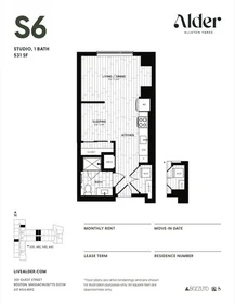 Studio im Wohnheim in der 301, Guest St., Unit 304, Allston, Boston, MA, 02134, bild 10 von 17