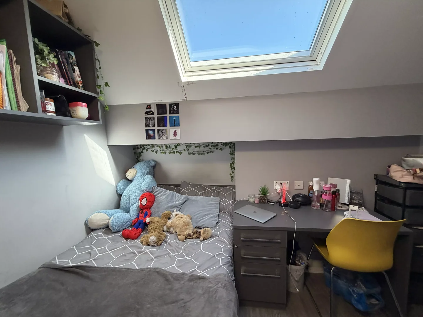 Quarto de estudante económico com localização conveniente em 