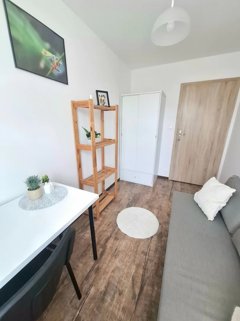 Student room in  with study area and shared facilities