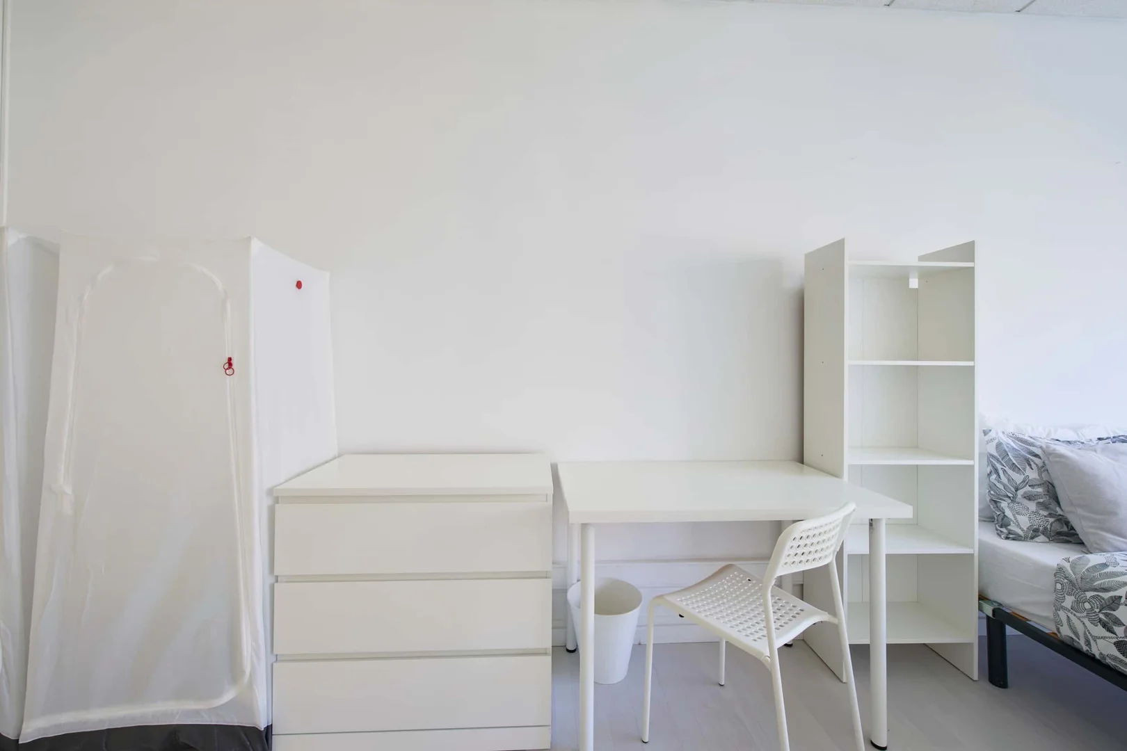 Affordable room for students with ample lighting in