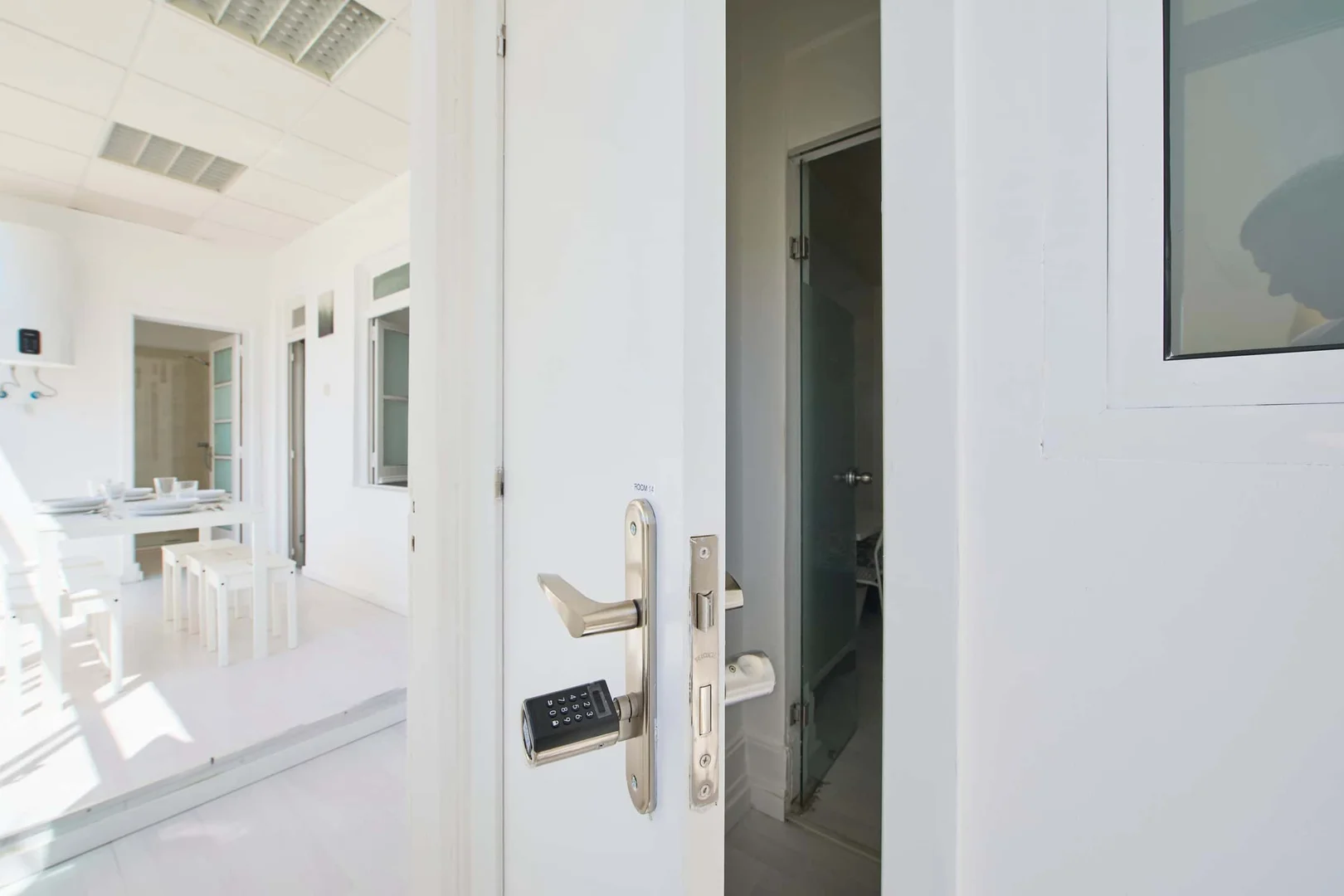 Bright and airy student room with easy university access in