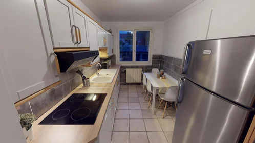 Quarto privado em 121 Ter Av. Général Frère, 69008 Lyon, France, imagem 7 de 15