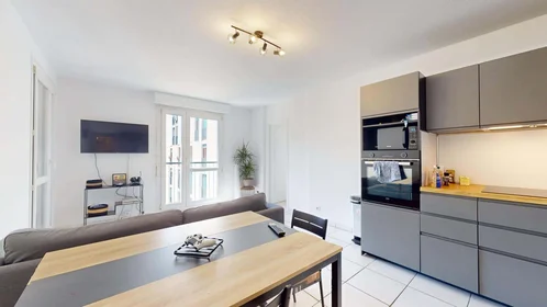Habitación privada en Tour B8, 275 Rte de Seysses, 31100 Toulouse, France, imagen 5 de 17