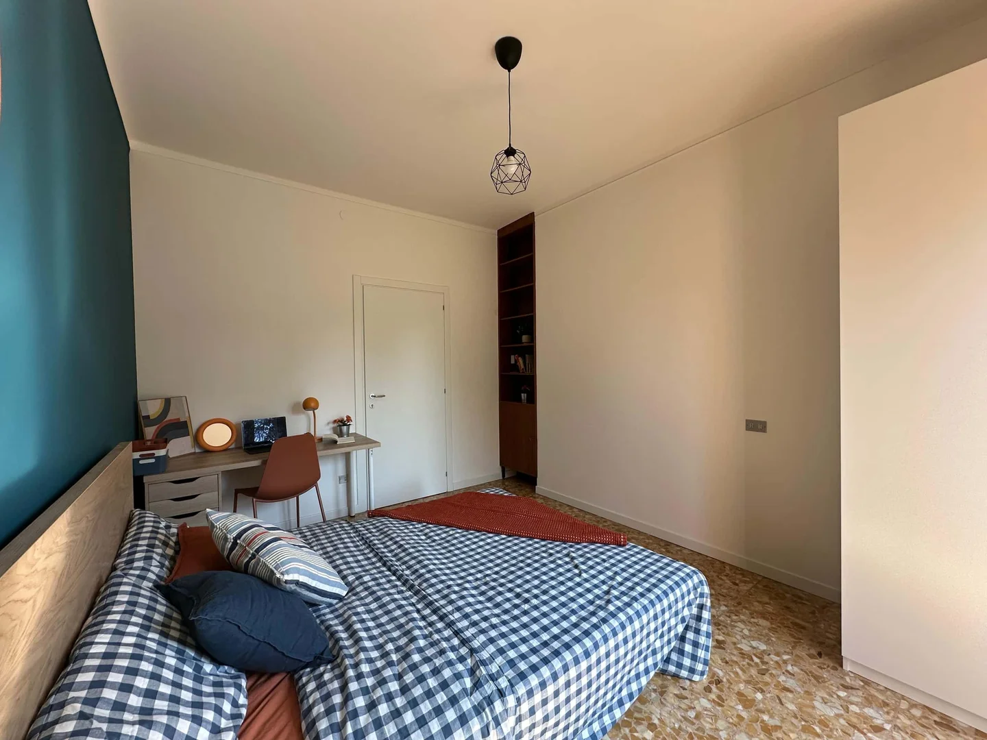 Student room in  with study area and shared facilities