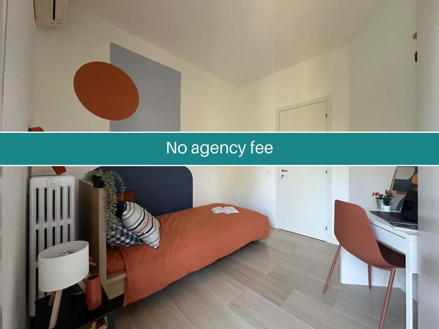 Affordable room for students with ample lighting in 