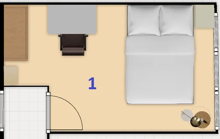 Private room at Allée Xavier Bichat, image 15 of 19