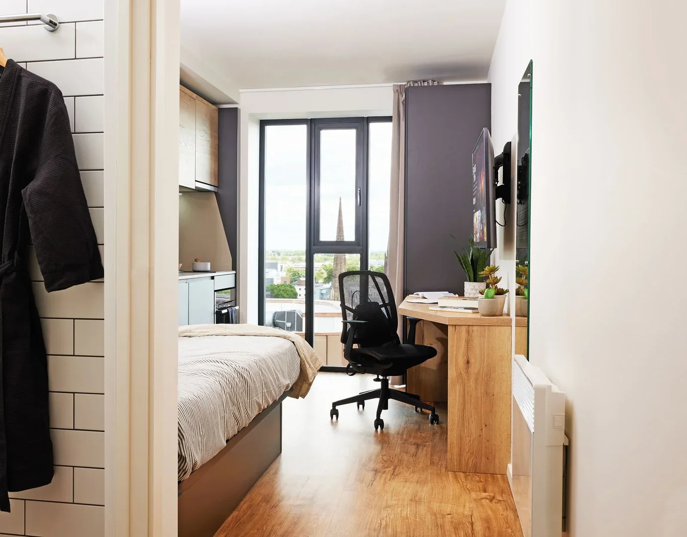 Student-friendly studio with excellent transport links in 