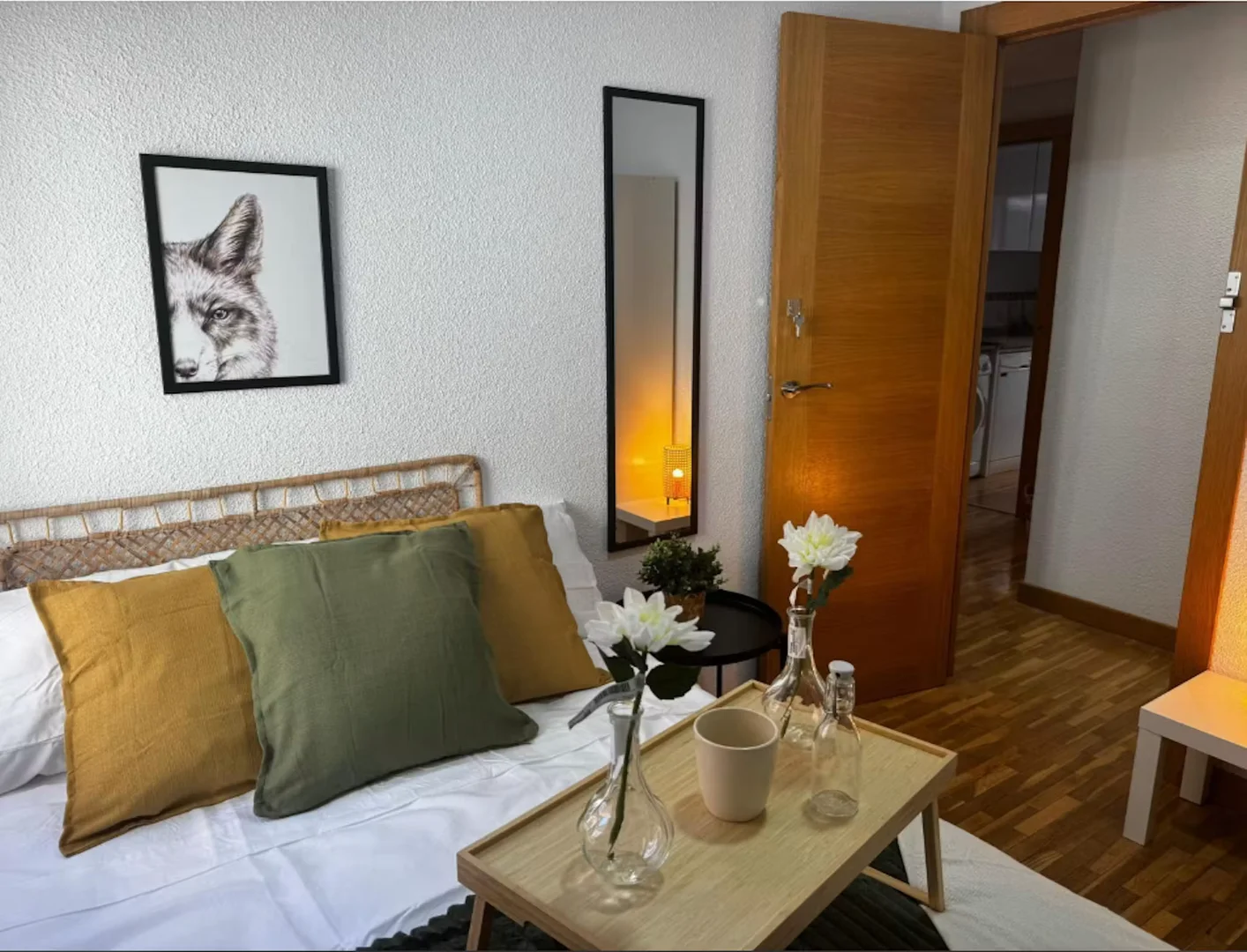Habitación asequible para estudiantes con buena iluminación en 