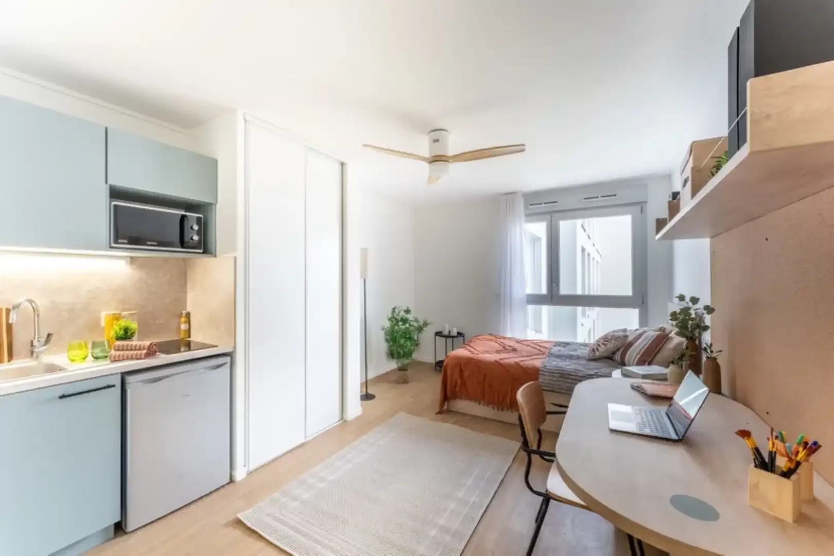 Apartamento estúdio chique perto do campus em 