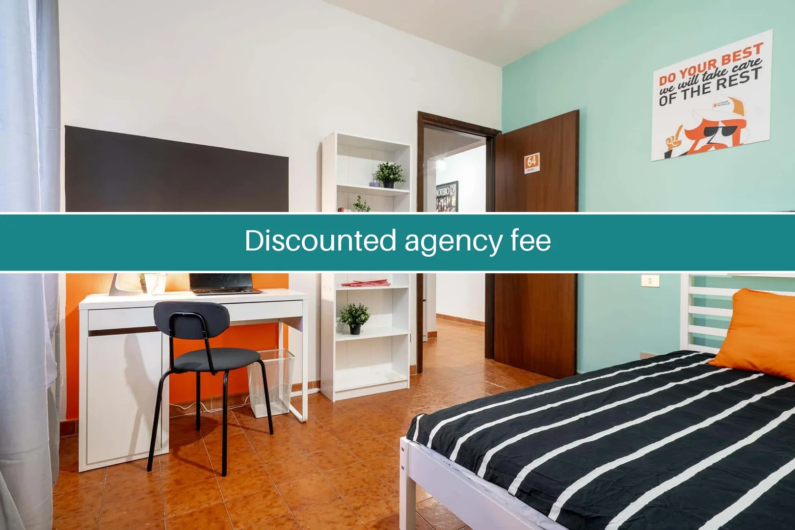 Student-friendly room in  with modern amenities