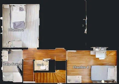Quarto privado em 2 Sq. Elie Reclus, 91000 Évry-Courcouronnes, France, imagem 17 de 20