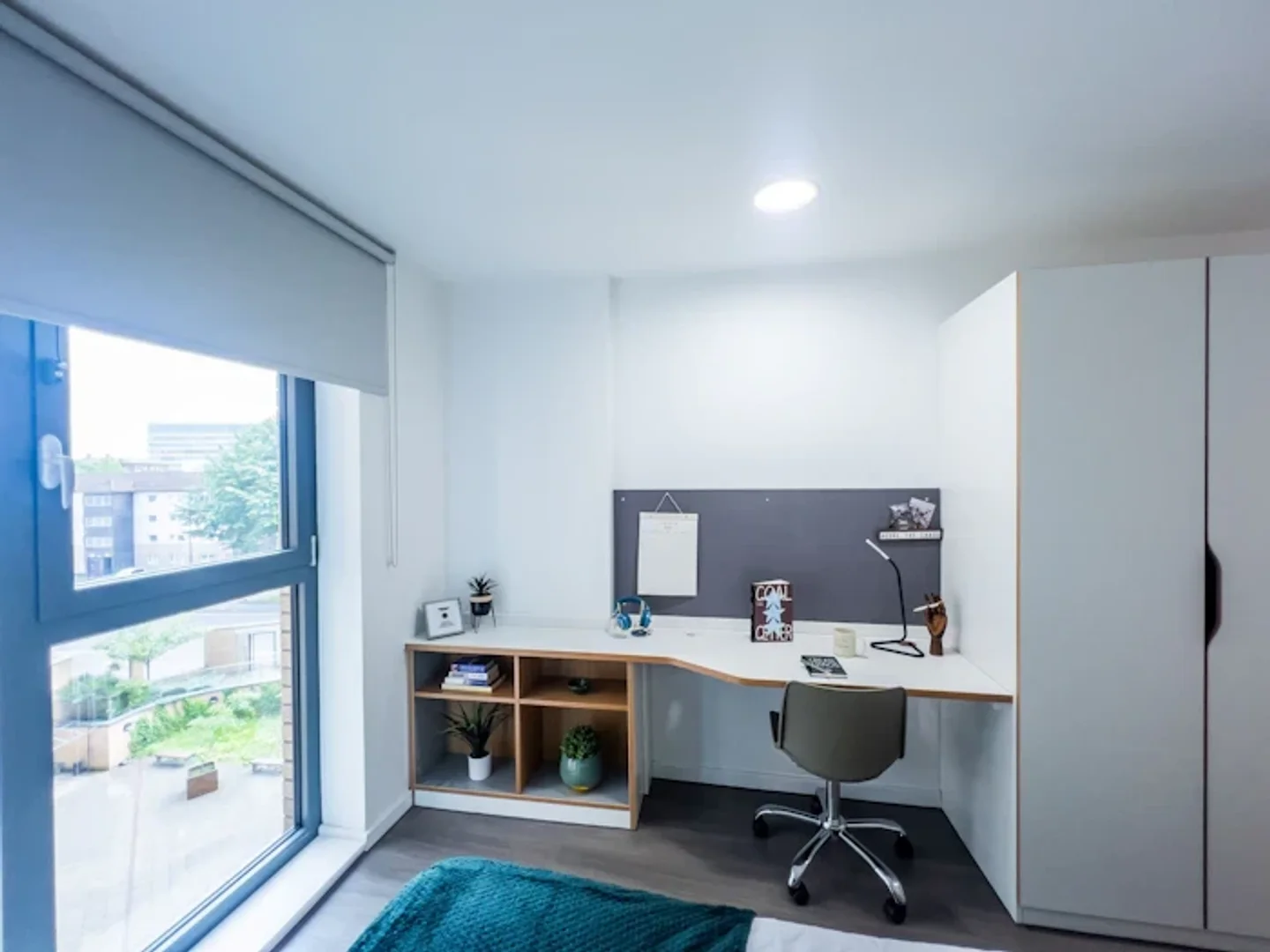 Quarto de estudante funcional perfeito para estudar em 