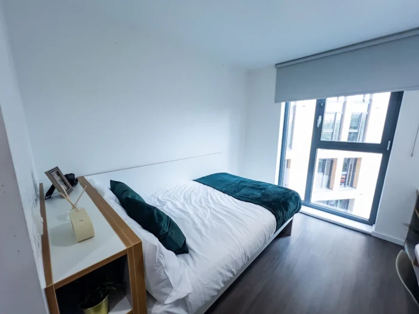 Quarto de estudante confortável e espaçoso em 