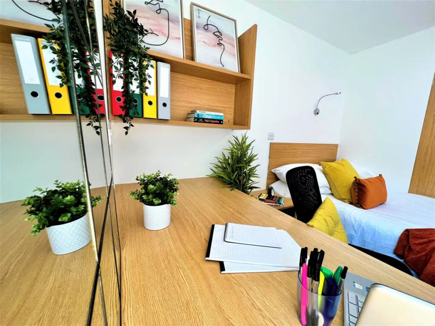 Confortevole e spaziosa stanza per studenti in 