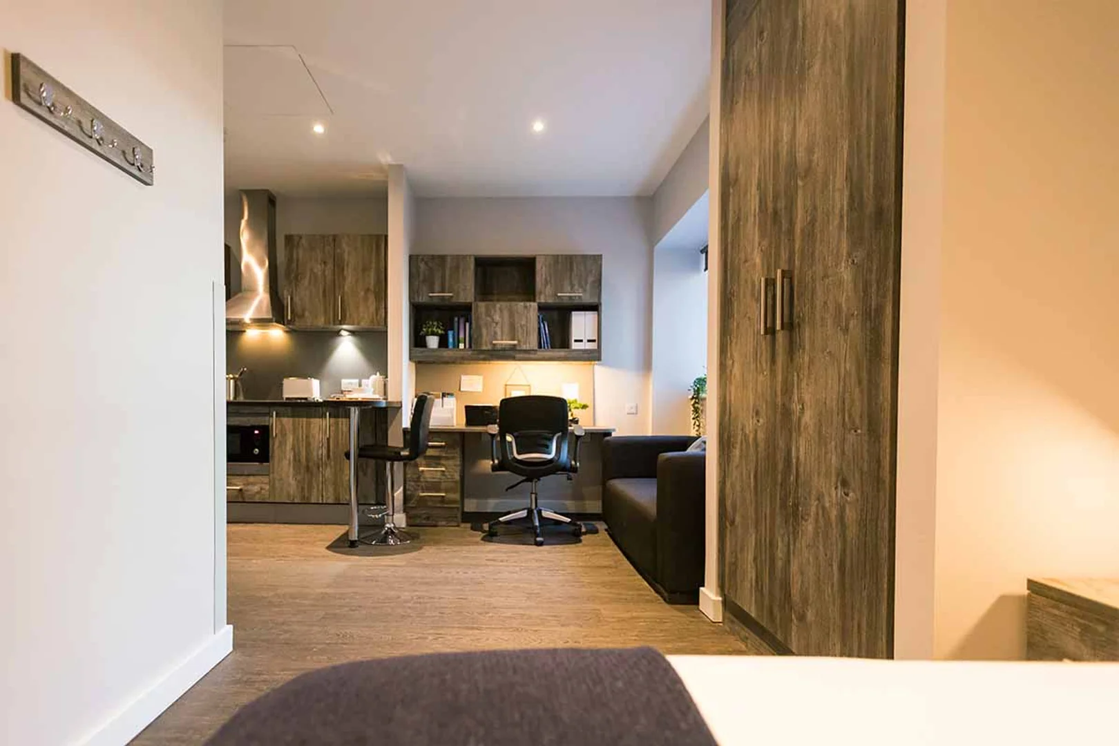 Apartamento estúdio compacto ideal para estudantes em