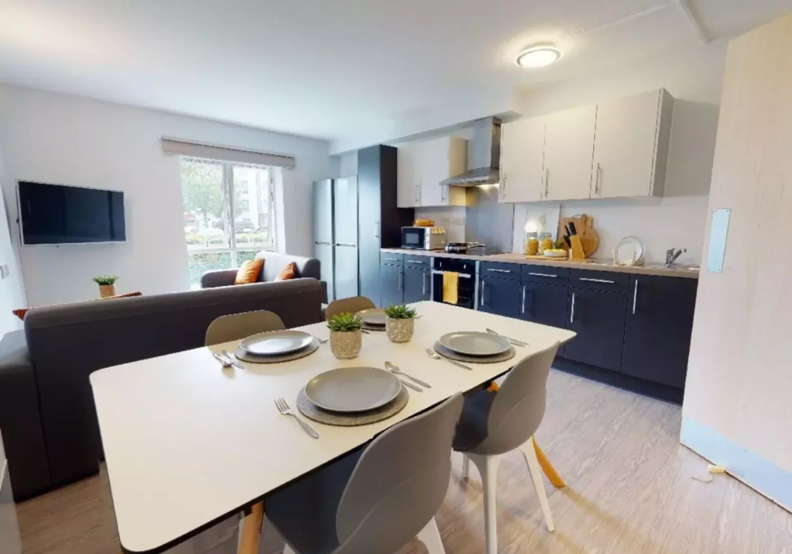 Fully equipped studio flat for students in 