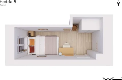 Chambre privée à Seilduksgata, 19a, image 1 de 10