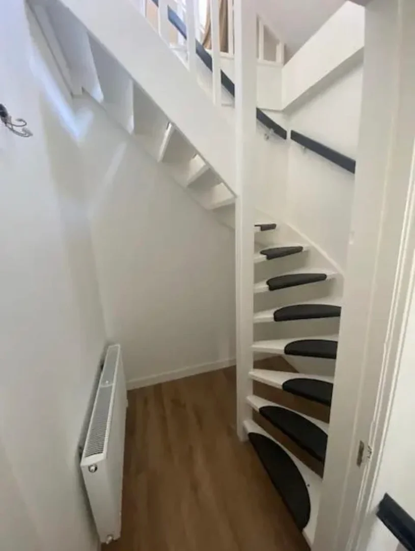 Quarto de estudante confortável e espaçoso em 